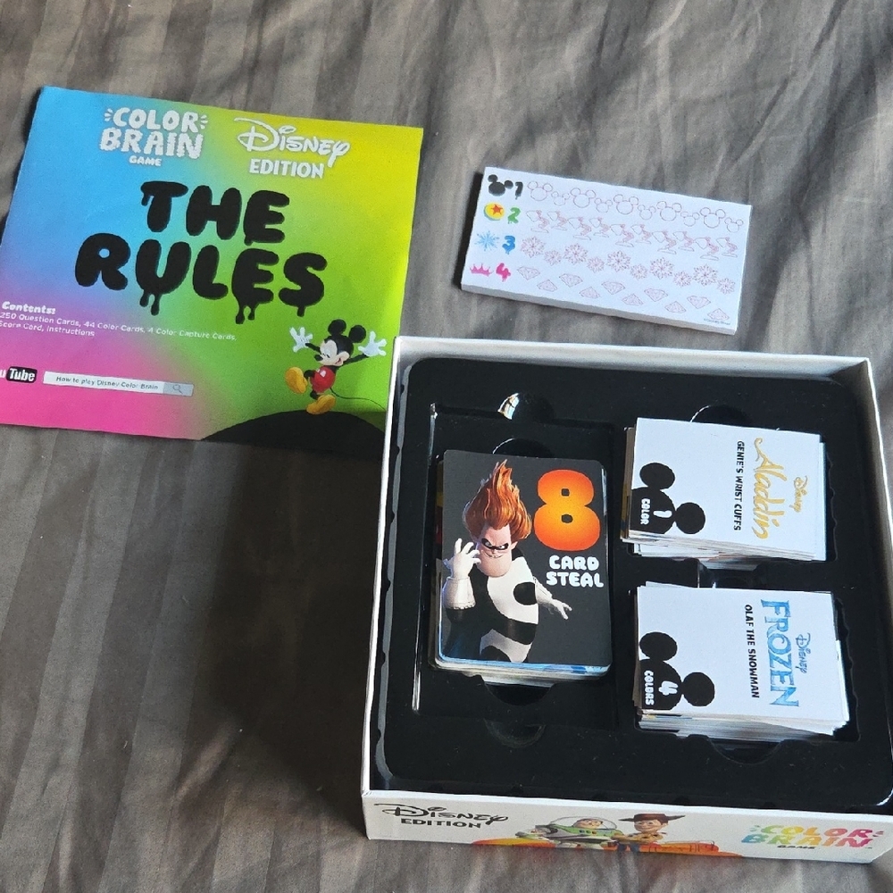 Disney Edition Color Brain Game - Multicolor Fun - Picture 3 of 3